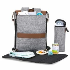 ABC Design Wickelrucksack City mit großem Deckelfach - inkl. Wickelunterlage & Zubehör - Graphite Grey -Wickeln Verkaufsladen abc design wickel rucksack city mit grossem deckelfach inkl wickelunterlage zubehor graphite grey 12001691900 d5