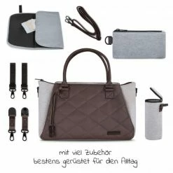 ABC Design Wickeltasche Royal - inkl. Wickelunterlage und viel Zubehör - Fashion Edition - Mineral -Wickeln Verkaufsladen abc design wickeltasche royal inkl wickelunterlage und viel zubehor fashion edition mineral 12001642202 d3