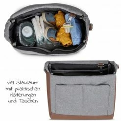 ABC Design Wickeltasche Urban - inkl. Wickelunterlage & viel Zubehör - Tin -Wickeln Verkaufsladen abc design wickeltasche urban inkl wickelunterlage viel zubehor tin 12001632201 d3