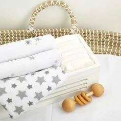 Aden + anais Mullwindel / Mulltuch / Pucktuch - 3er Pack Classic Musy 70 x 70 cm - Twinkle -Wickeln Verkaufsladen aden anais mullwindel mulltuch pucktuch 3er pack classic musy 70 x 70 cm twinkle 7203g d4