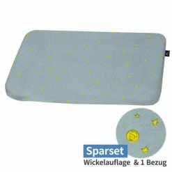 Alvi Wickelauflage mit Bezug aus Bio-Baumwolle 70 x 85 cm - Der Kleine Prinz - Limited Edition