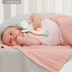 Baby Fehn 3-tlg. Set Stabrassel & Musselintücher Seepferd - Meereskinder -Wickeln Verkaufsladen baby fehn 3 tlg set stabrassel musselintucher seepferd meereskinder 054316 d3