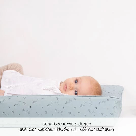 Bébé-jou Wickelmulde 72 x 44 cm - Paper Planes 2 Bébé-jou Wickelmulde 72 x 44 cm - Paper Planes – Bild 2