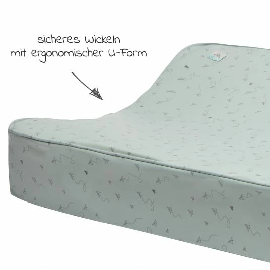 Bébé-jou Wickelmulde 72 x 44 cm - Paper Planes 3 Bébé-jou Wickelmulde 72 x 44 cm - Paper Planes – Bild 3
