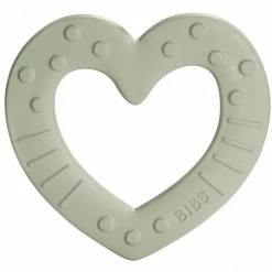 Bibs Beißring - Baby Bitie - Heart - Sage