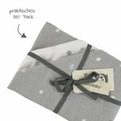 Briljant Baby Mullwindeln 3er Pack 70 x 70 cm - Sunny - Grau -Wickeln Verkaufsladen briljant baby mullwindeln 3er pack 70 x 70 cm sunny grau hydrlsunny75r d2