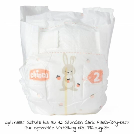 Chicco Windeln 25er Pack Airy Ultra Fit&Dry - Gr. 2 2 Chicco Windeln 25er Pack Airy Ultra Fit&Dry - Gr. 2 – Bild 2