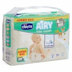 Chicco Windeln 38er Maxi Pack Airy Ultra Fit&Dry - Gr. 4