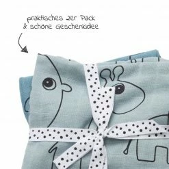Done by Deer Mullwindel / Mulltuch / Pucktuch - 2er Pack - 70 x 70 cm - Deer Friends - Blau -Wickeln Verkaufsladen done by deer mullwindel mulltuch pucktuch 2er pack 70 x 70 cm deer friends blau 30682 d2