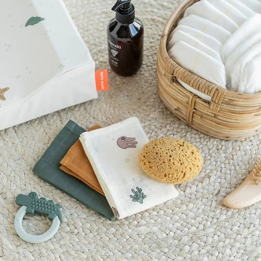 Wickeln Verkaufsladen -Wickeln Verkaufsladen done by deer mullwindel mulltuch pucktuch 5er pack organic cotton 30 x 30 cm sea friends 3613520 d3