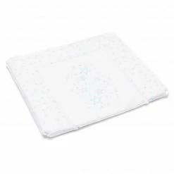 Fillikid Wickelauflage Softy 75 x 85 cm - Blue Stars - Weiß - Kollektion 2022