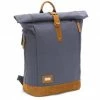 Fillikid Wickelrucksack Rolltop Canvas inkl. Wickelunterlage - Grau