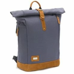 Fillikid Wickelrucksack Rolltop Canvas inkl. Wickelunterlage - Grau