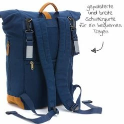 Fillikid Wickelrucksack Rolltop Canvas inkl. Wickelunterlage - Navy -Wickeln Verkaufsladen fillikid wickelrucksack rolltop canvas inkl wickelunterlage navy kp6300 01 d3