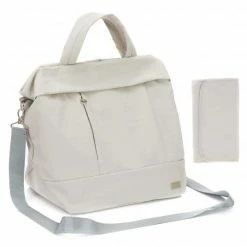 Fillikid Wickeltasche Palma mit Wickelunterlage und Thermotasche - Grau - Kollektion 2022