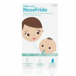 Fridababy Schnupfen-Set NoseFrida Nasensauger mit Hygienefilter und Meersalz-Nasenspray -Wickeln Verkaufsladen fridababy schnupfen set nosefrida nasensauger mit hygienefilter und meersalz nasenspray 2600000120001 d2