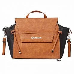 Gesslein 2 in 1 Wickelrucksack & Wickeltasche N°4 mit Wickelunterlage, Innentasche & Isolierbehälter - Cognac - Kollektion 2022