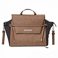 Gesslein 2 in 1 Wickelrucksack & Wickeltasche N°4 mit Wickelunterlage, Innentasche & Isolierbehälter - Tabak - Kollektion 2022