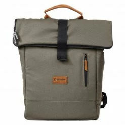 Gesslein 2 in 1 Wickelrucksack & Wickeltasche N°6 mit Wickelunterlage und vielen Fächern - Khaki - Kollektion 2022