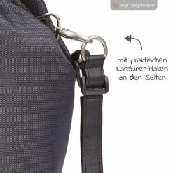 Gesslein Wickeltasche N°5 mit Wickelunterlage, Reißverschlusstasche, Täschchen & Isolierbehälter - Grau Meliert - Kollektion 2022 -Wickeln Verkaufsladen gesslein wickeltasche n 5 mit wickelunterlage reissverschlusstasche taschchen isolierbehalter grau meliert 637 053000 d2