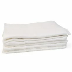 Grünspecht Bio-Mullwindel 5er Pack 70 x 70 cm - Weiß