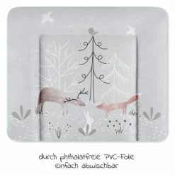 Julius Zöllner Folien-Wickelauflage Softy 75 x 85 cm - Woodlife -Wickeln Verkaufsladen julius zollner folien wickelauflage softy 75 x 85 cm woodlife 2220121260 d2