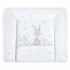 Julius Zöllner Folien-Wickelauflage Softy - Häschen & Eule Weiß