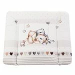 Julius Zöllner Folien-Wickelauflage Softy - Häschen & Eule Weiß 4 Julius Zöllner Folien-Wickelauflage Softy - Häschen & Eule Weiß – Bild 4