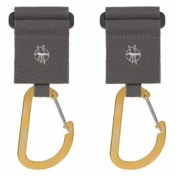 Lässig Befestigungsriemen 2er Pack Stroller Hooks für Wickeltasche - Anthracite