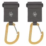 Lässig Befestigungsriemen 2er Pack Stroller Hooks für Wickeltasche - Beige 6 Lässig Befestigungsriemen 2er Pack Stroller Hooks für Wickeltasche - Beige – Bild 6