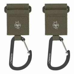 Lässig Befestigungsriemen 2er Pack Stroller Hooks für Wickeltasche - Olive