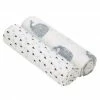 Lässig Einschlag- & Mulltuch 2er Pack Heavenly Soft Swaddle XL - Bambus 120 x 120 cm - Little Water Whale