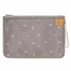 Lässig Wickel-Kit für Unterwegs Casual Changing Organizer - Blocks Taupe