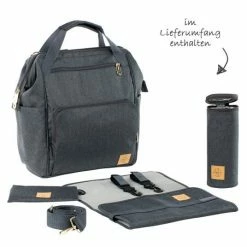 Lässig Wickelrucksack Glam Goldie Backpack - Anthracite -Wickeln Verkaufsladen lassig wickelrucksack glam goldie backpack anthracite 1103010222 d4