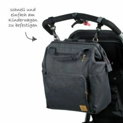 Lässig Wickelrucksack Glam Goldie Backpack - Anthracite -Wickeln Verkaufsladen lassig wickelrucksack glam goldie backpack anthracite 1103010222 d5