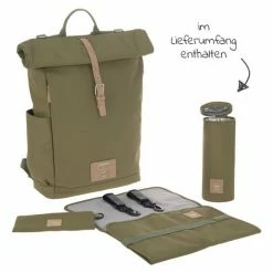 Lässig Wickelrucksack Green Label Rolltop Backpack - Olive -Wickeln Verkaufsladen lassig wickelrucksack green label rolltop backpack olive 1103025513 d3