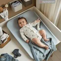 Leander Auflage Topper für Wickelauflage Matty aus Bio-Baumwolle - Organic - Blueberry - Kollektion 2022 -Wickeln Verkaufsladen leander auflage topper fur wickelauflage matty aus bio baumwolle organic blueberry 510802 68 d3