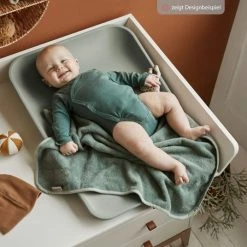 Leander Auflage Topper für Wickelauflage Matty aus Bio-Baumwolle - Organic - Sage Green - Kollektion 2022 -Wickeln Verkaufsladen leander auflage topper fur wickelauflage matty aus bio baumwolle organic sage green 510802 69 d3