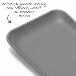 Leander Wickelauflage & Wickelkissen Matty rutschfest, abwaschbar, hygienisch mit hohen Seiten 50 x 70 cm - Dusty Grey - Kollektion 2022 -Wickeln Verkaufsladen leander wickelauflage wickelkissen matty rutschfest abwaschbar hygienisch mit hohen seiten 50 x 70 cm dusty grey 510010 72 d3