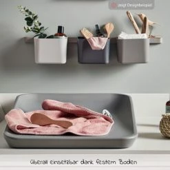 Leander Wickelauflage & Wickelkissen Matty rutschfest, abwaschbar, hygienisch mit hohen Seiten 50 x 70 cm - Dusty Grey - Kollektion 2022 -Wickeln Verkaufsladen leander wickelauflage wickelkissen matty rutschfest abwaschbar hygienisch mit hohen seiten 50 x 70 cm dusty grey 510010 72 d5