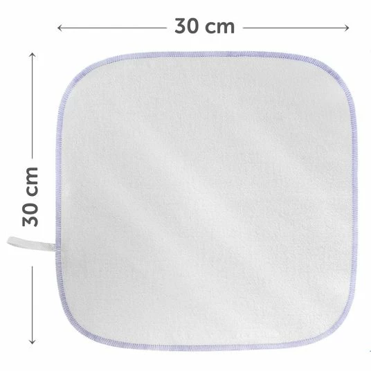 Makian Molton Flanell Baby Waschlappen 9er Pack 30 x 30 cm - Rosa Pink 2 Makian Molton Flanell Baby Waschlappen 9er Pack 30 x 30 cm - Rosa Pink – Bild 2