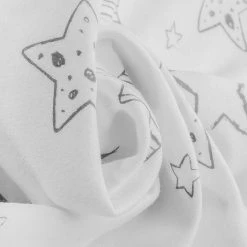 Makian Moltontuch 3er Pack - Sterne - Weiß Grau -Wickeln Verkaufsladen makian moltontuch 3er pack sterne weiss grau mz 3 d3