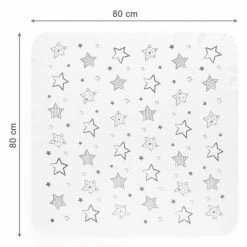 Makian Moltontuch 3er Pack - Sterne - Weiß Grau -Wickeln Verkaufsladen makian moltontuch 3er pack sterne weiss grau mz 3 d5
