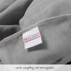 Makian Mullwindel / Mulltuch 10er Pack 80 x 80 cm - Grau -Wickeln Verkaufsladen makian mullwindel mulltuch 10er pack 80 x 80 cm grau hpg 10 d3