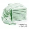 Makian Mullwindel / Mulltuch 10er Pack 80 x 80 cm - Mint
