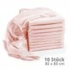 Makian Mullwindel / Mulltuch 10er Pack 80 x 80 cm - Puder
