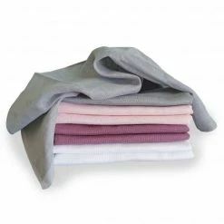 Makian Mullwindel / Mulltuch 8er Pack 80 x 80 cm - Orchidee / Puder