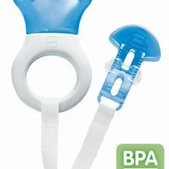 MAM Kühl-Beißring Mini Cooler & Clip - Blau