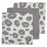 Meyco Mullwindel / Mulltuch / Pucktuch - Swaddle - 3er Pack - 70 x 70 cm - Panther 6 Meyco Mullwindel / Mulltuch / Pucktuch - Swaddle - 3er Pack - 70 x 70 cm - Panther – Bild 6
