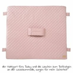 Roba Wickelauflage mit Haltegurt 75 x 85 cm - Roba Style Lily - Rosa Mauve -Wickeln Verkaufsladen roba wickelauflage mit haltegurt 75 x 85 cm roba style lily rosa mauve 308020 v229 d2